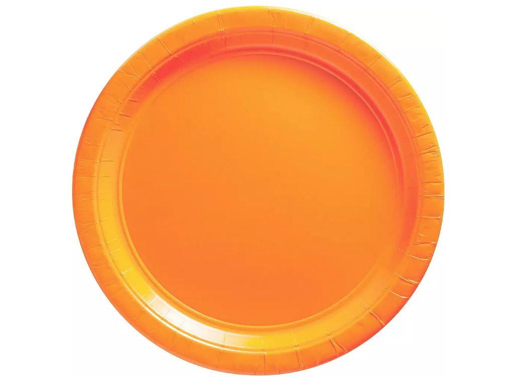 Orange Dinner Plates 20pk