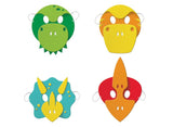 Dino Party Foam Masks 4pk