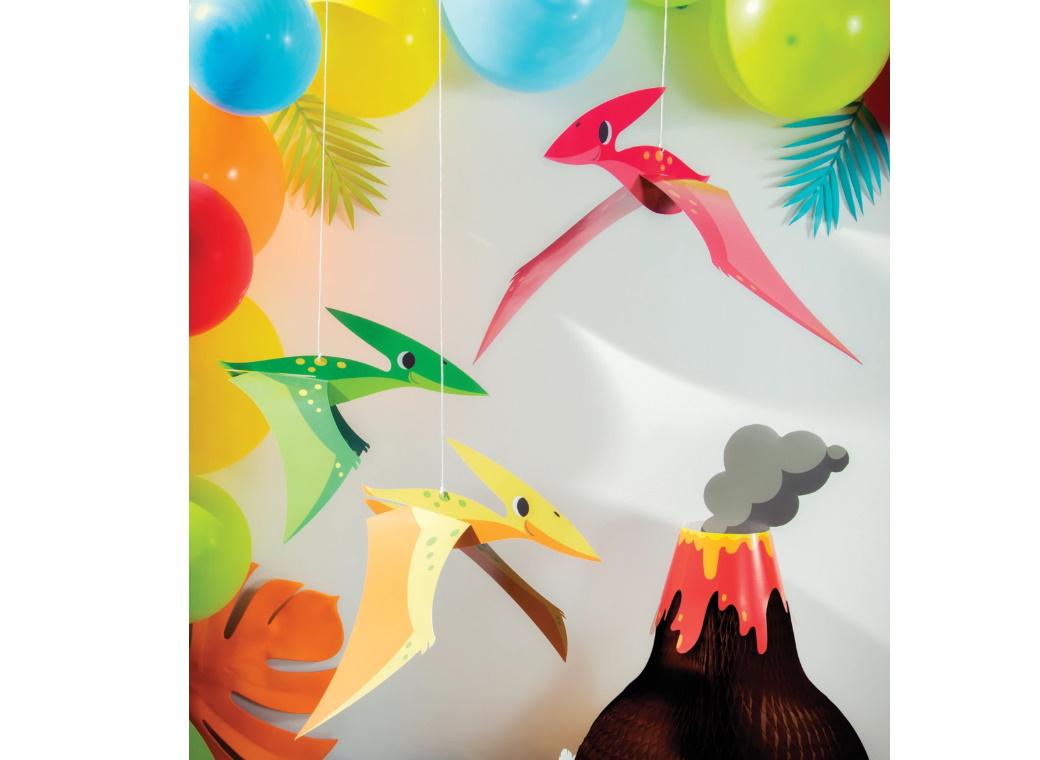 Dino Party Pterodactyl Hanging Decorations