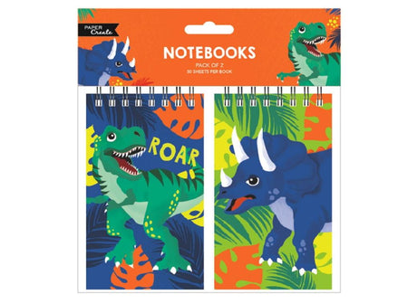 Dinosaur Notebooks 2pk