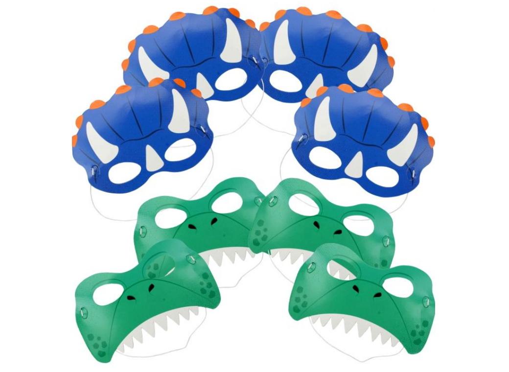 Dinosaur Roar Masks 8pk