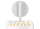 Disco Ball 2D Acrylic Cake Topper