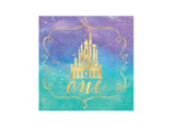 Disney Princess 1st Birthday Beverage Napkins 16pk