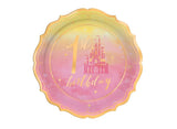 Disney Princess 1st Birthday Lunch Plates 8pk