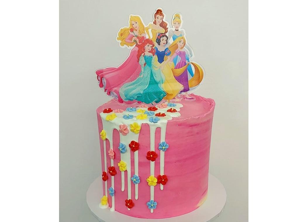 Disney Princesses Acrylic Cake Topper