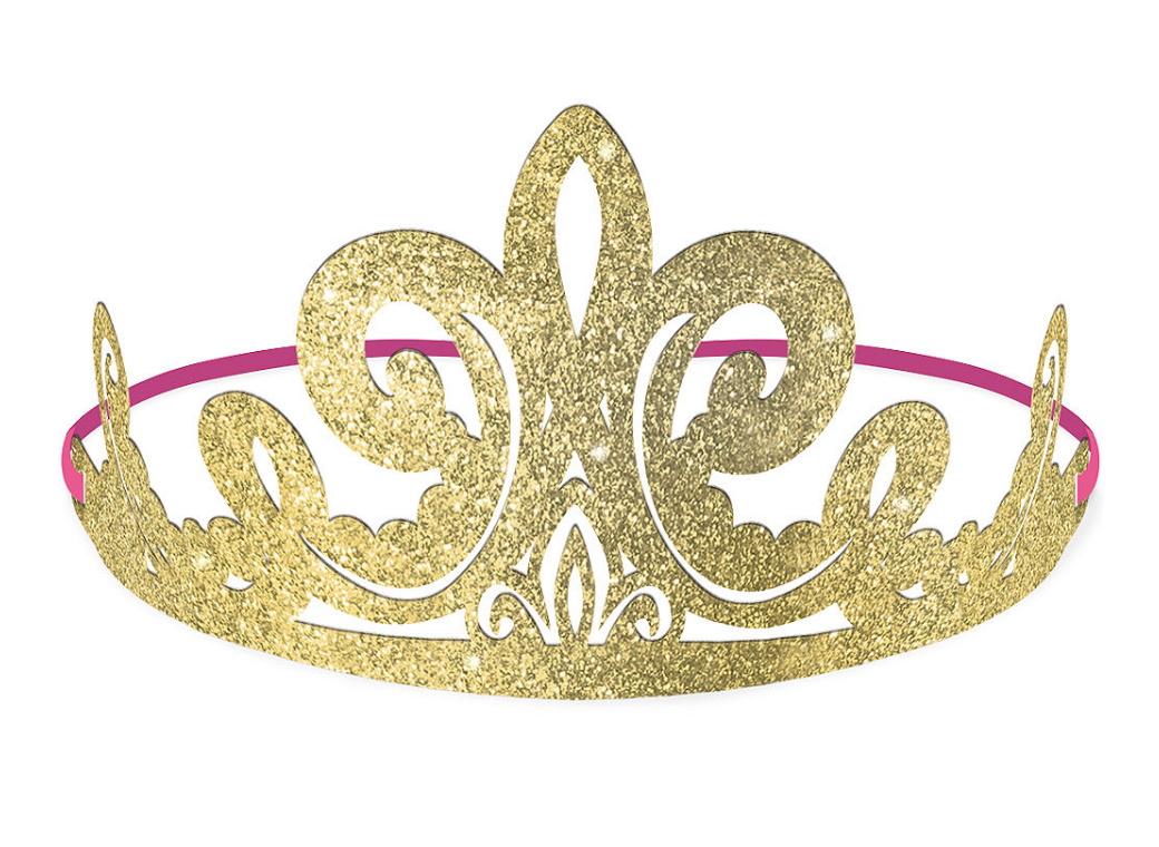 Disney Princess Glitter Tiaras 8pk