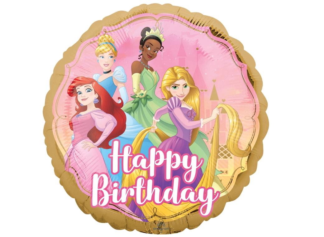 Disney Princess Happy Birthday Foil Balloon