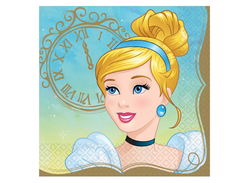 Disney Princess Cinderella Lunch Napkins 16pk