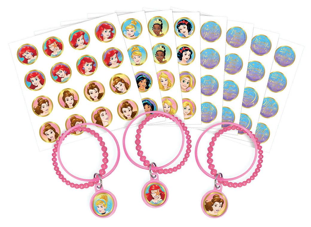 Disney Princess Once Upon A Time Bracelets 8pk