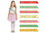 Disney Princess Once Upon A Time Sashes 8pk