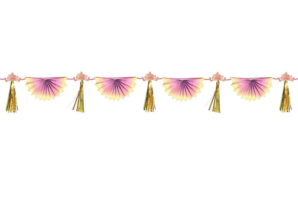 Disney Princess Paper Fan & Tassel Garland