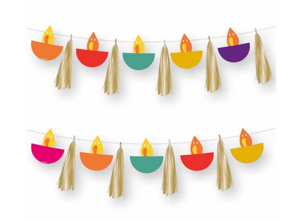 Diwali Diya & Tassel Garland