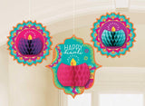 Diwali Honeycomb Hanging Decorations