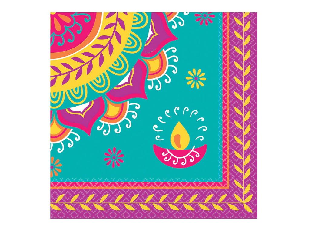 Diwali Lunch Napkins 16pk