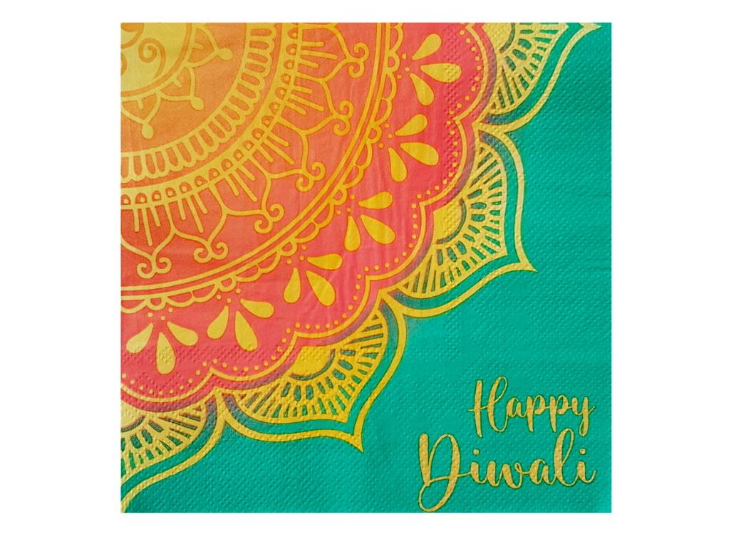 Happy Diwali Lunch Napkins 16pk