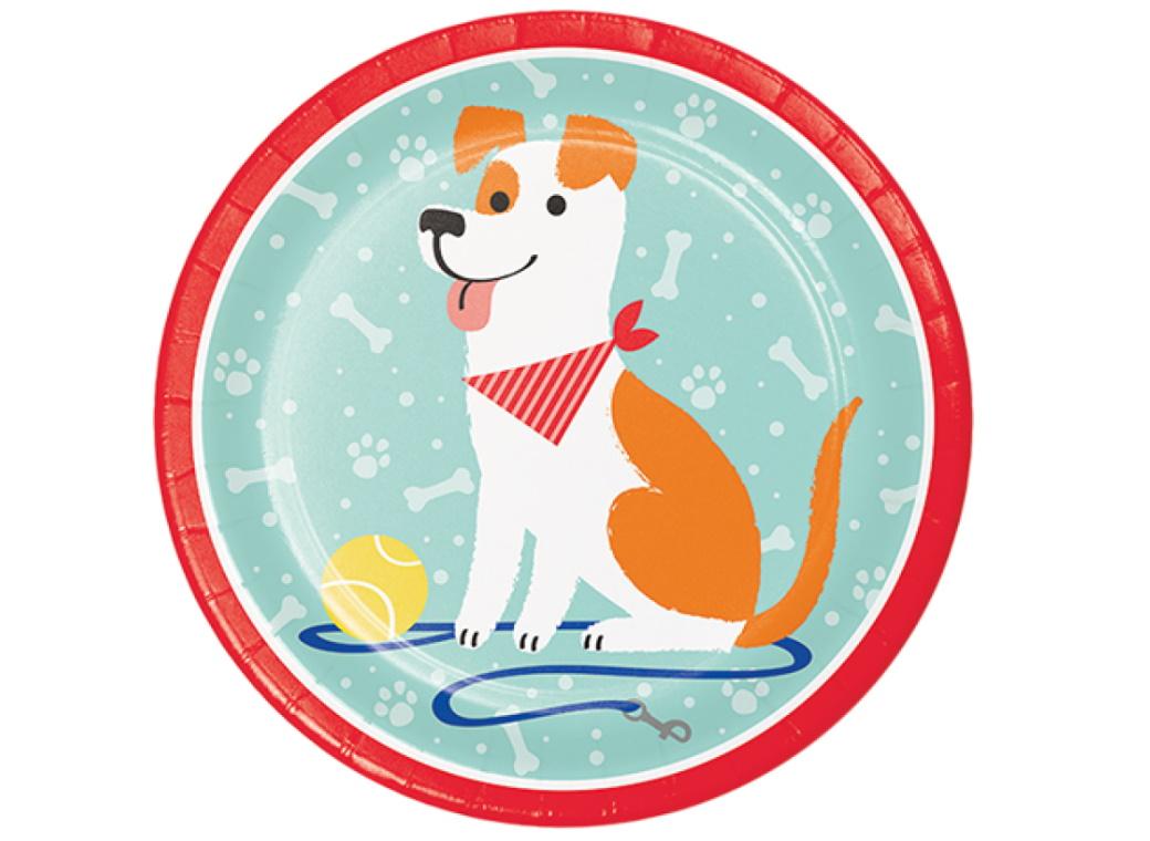 Dog Party Dinner Plates 8pk