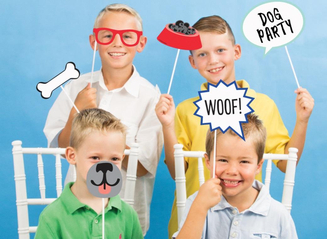 Dog Party Photo Booth Props