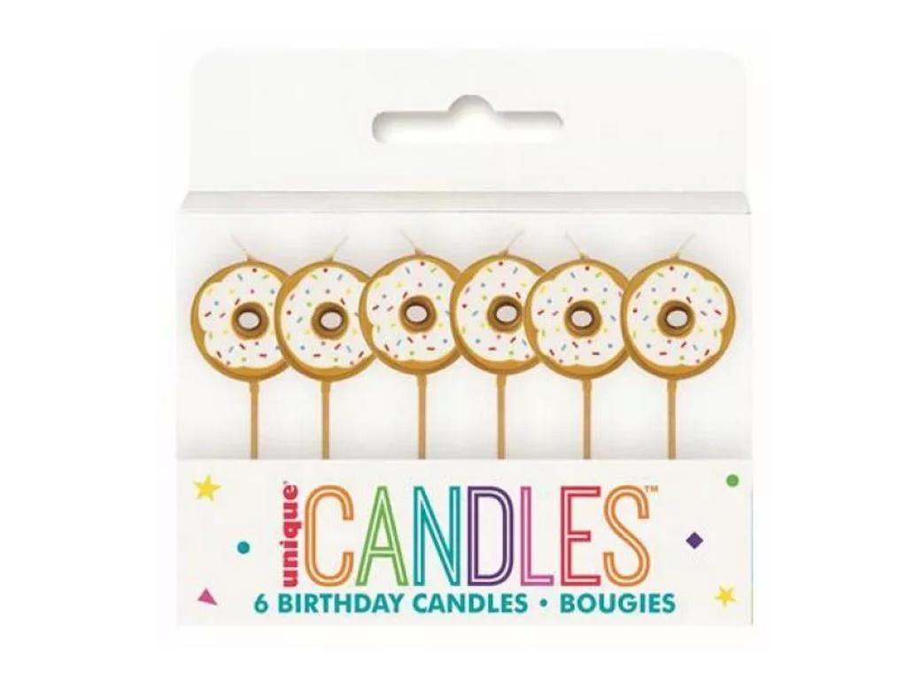 Donut Candles 6pk