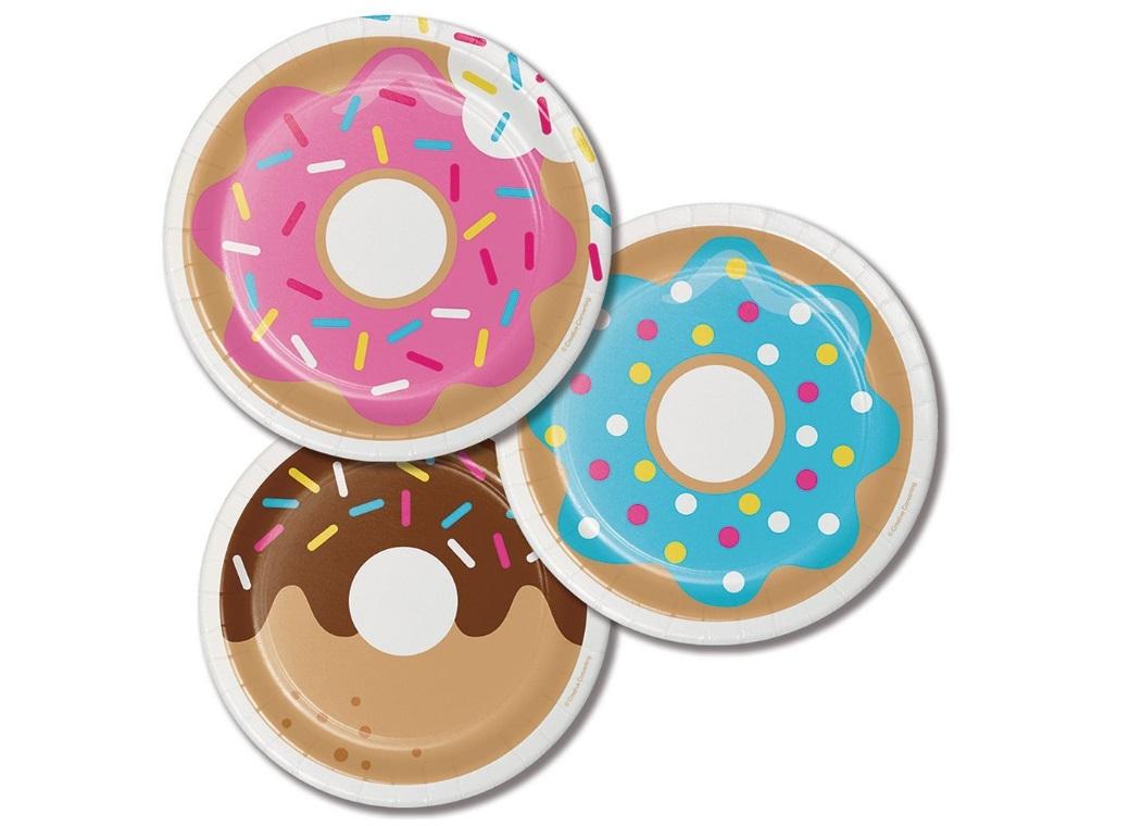 Donut Time Lunch Plates 8pk