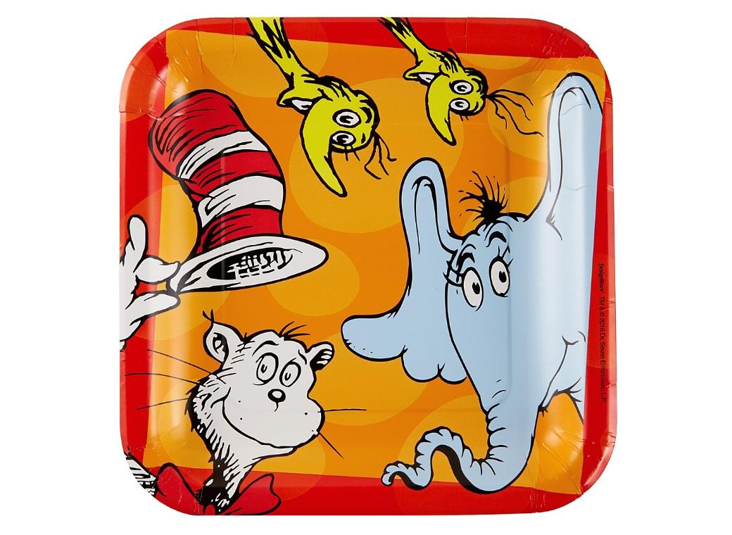 Dr Seuss Dinner Plates 8pk