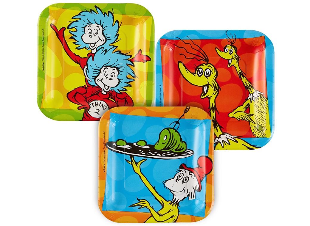 Dr Seuss Lunch Plates 8pk