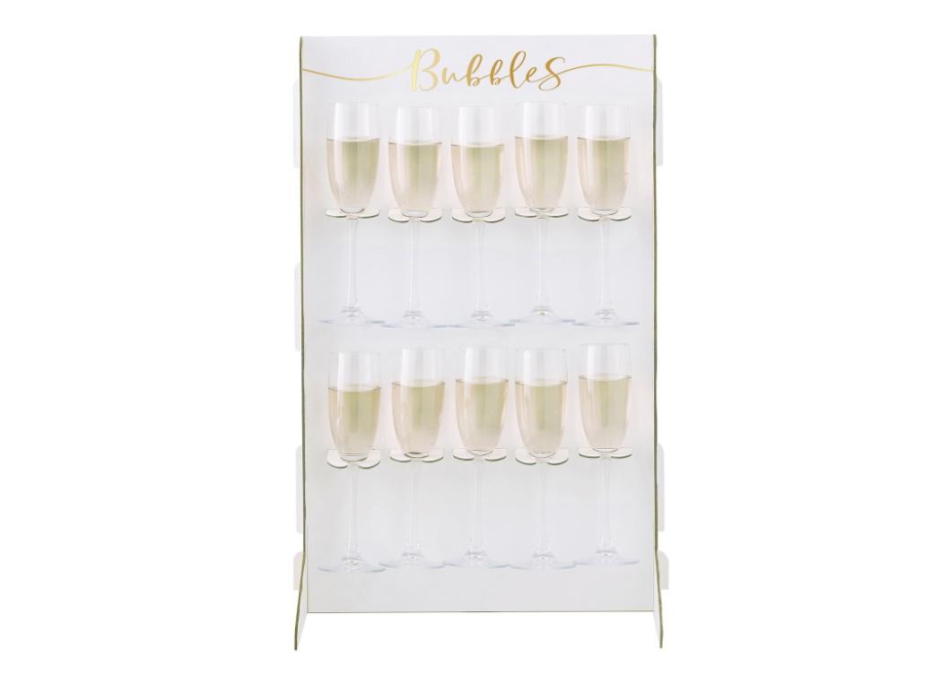 Gold Drinks Wall Holder Stand