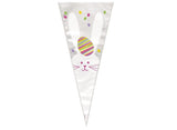 Easter Bunny Cello Cone Bags 20pk