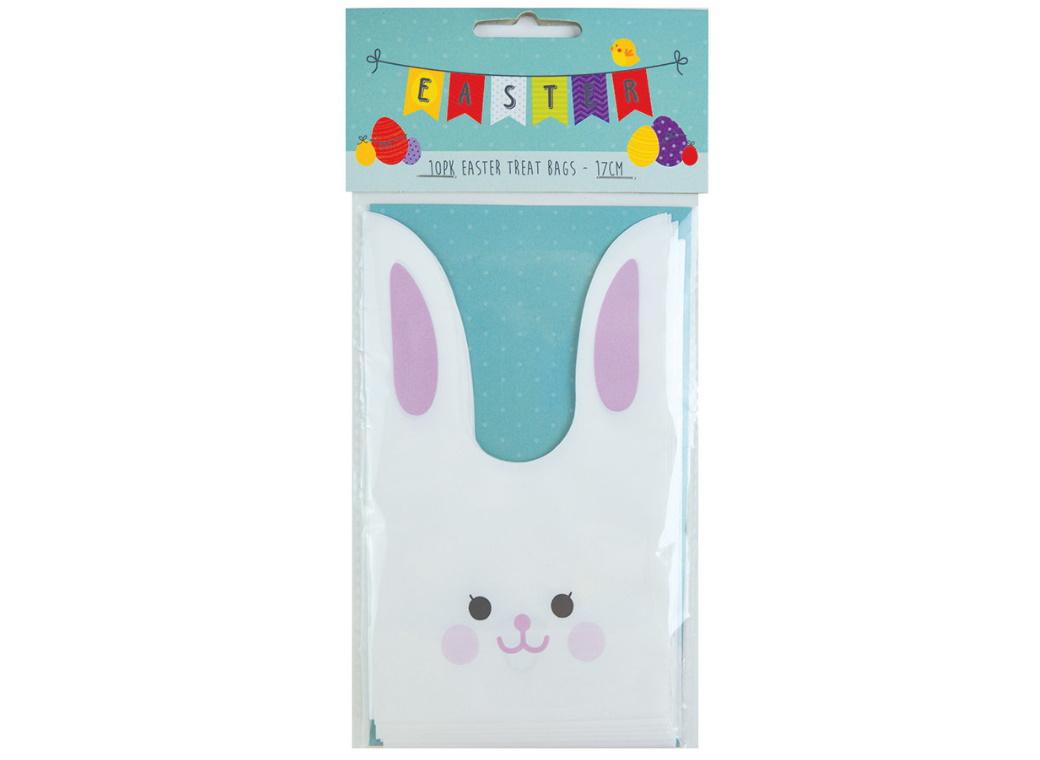 Easter Bunny Treat Bags 10pk