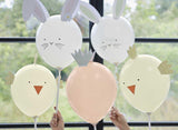 Easter Character Balloons 5pk