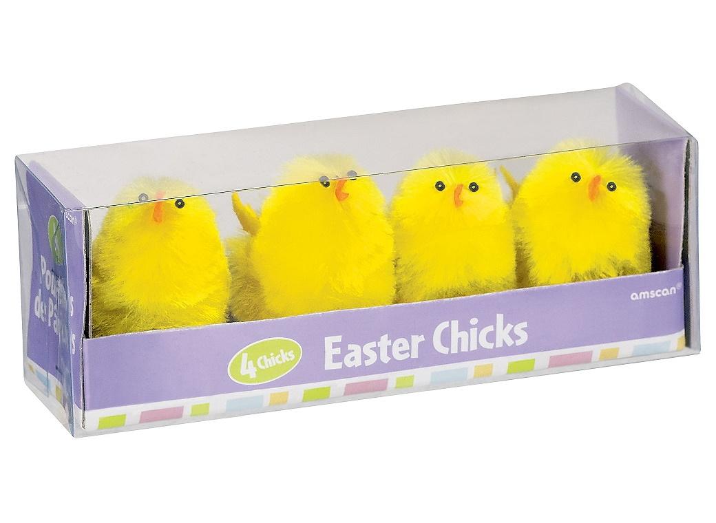 Easter Chicks Large 4pk