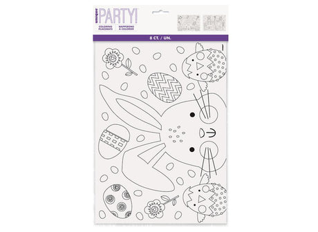 Easter Colouring In Placemats 8pk