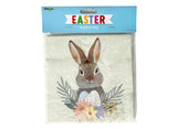 Easter Napkins 16pk - Floral Bunny