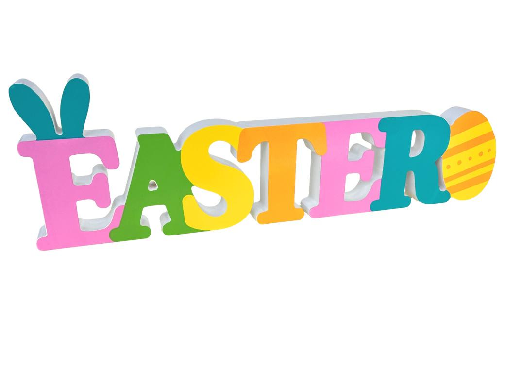 Easter Stand-up Wooden Sign