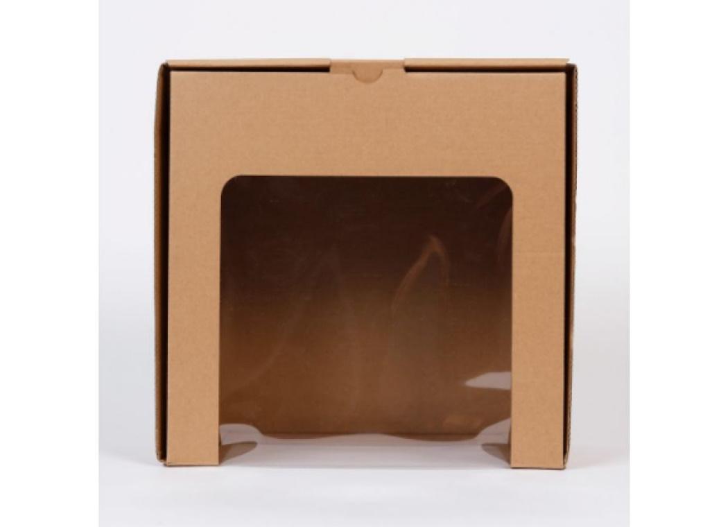 Eco Kraft Window Cake Box 10in