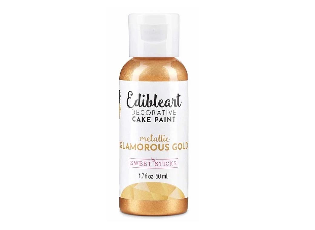 Edible Art Paint - Glamorous Gold 50ml