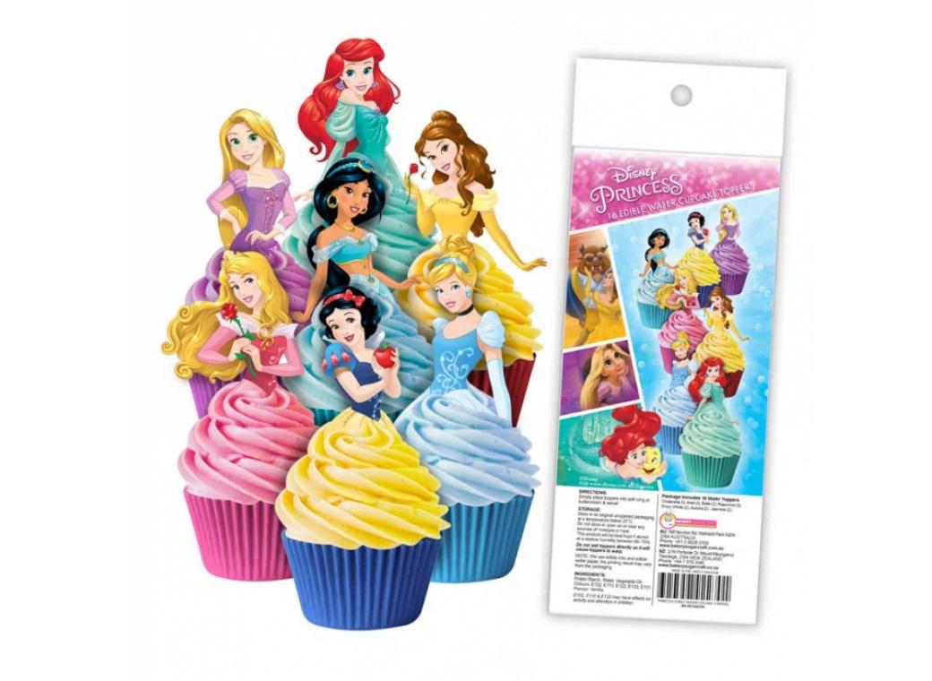 Edible Wafer Cupcake Toppers - Disney Princess