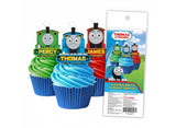 Edible Wafer Cupcake Toppers - Thomas