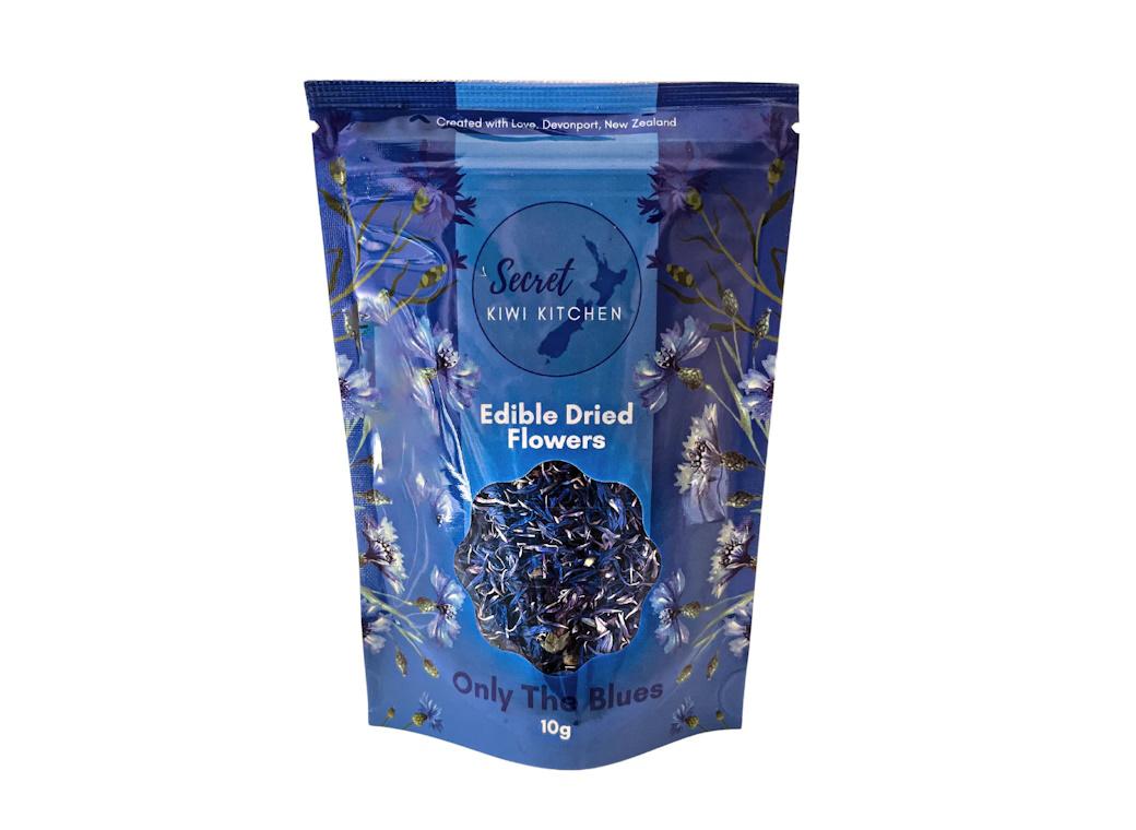 Secret Kiwi Kitchen Edible Dried Flowers - Only the Blues