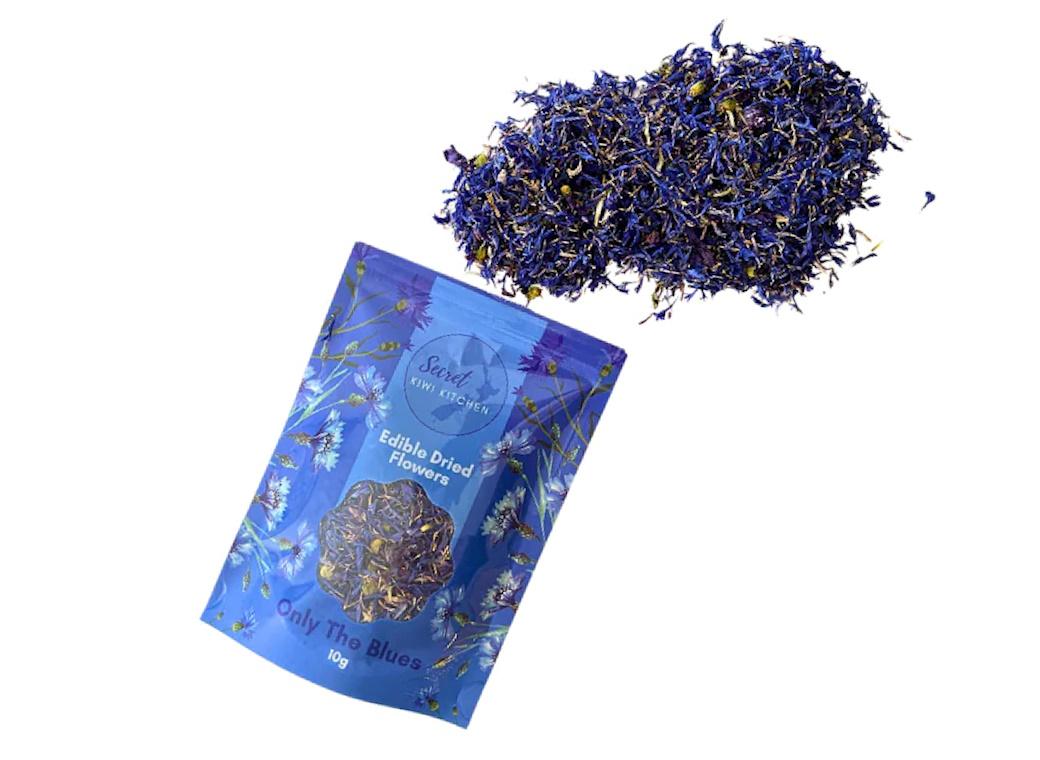 Secret Kiwi Kitchen Edible Dried Flowers - Only the Blues