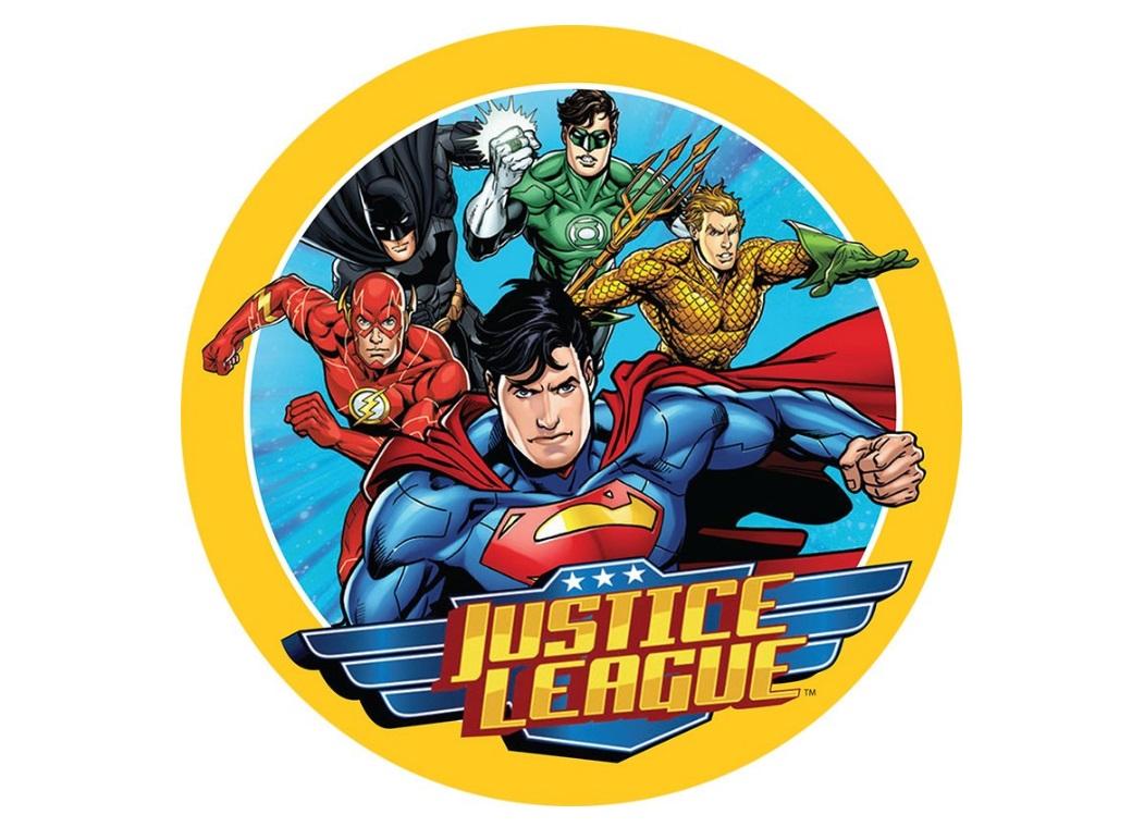 Edible Icing Image - Justice League Round