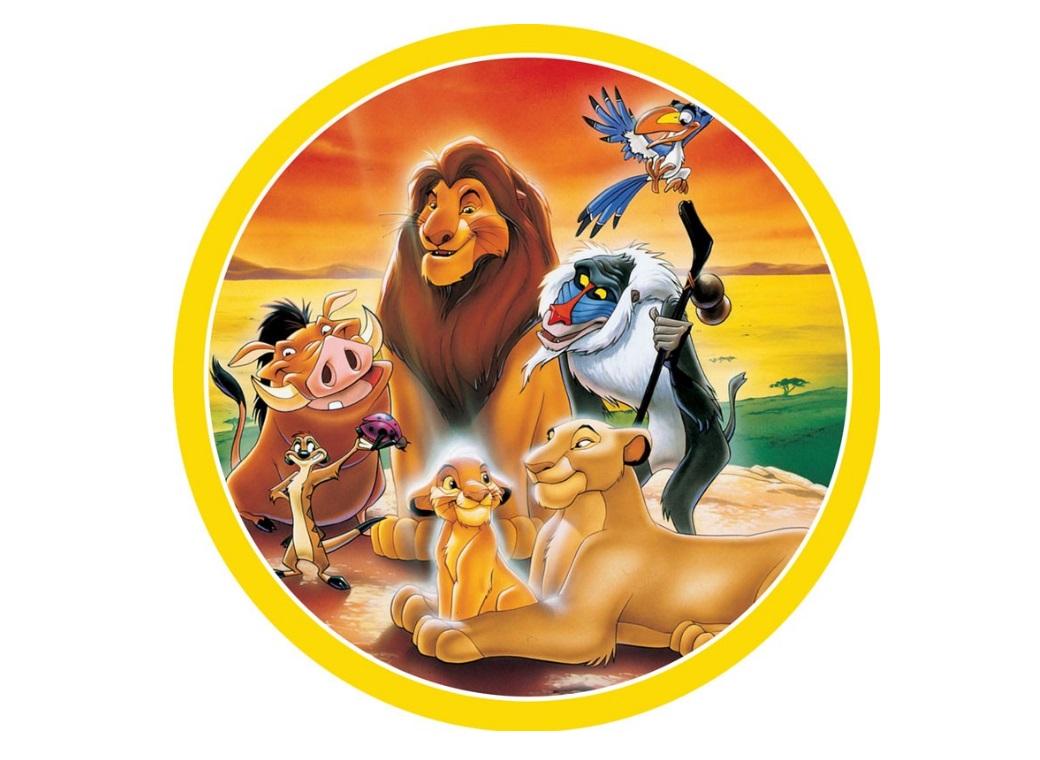 Edible Icing Image - The Lion King Round