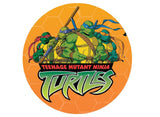 Edible Icing Image - TMNT Orange Round