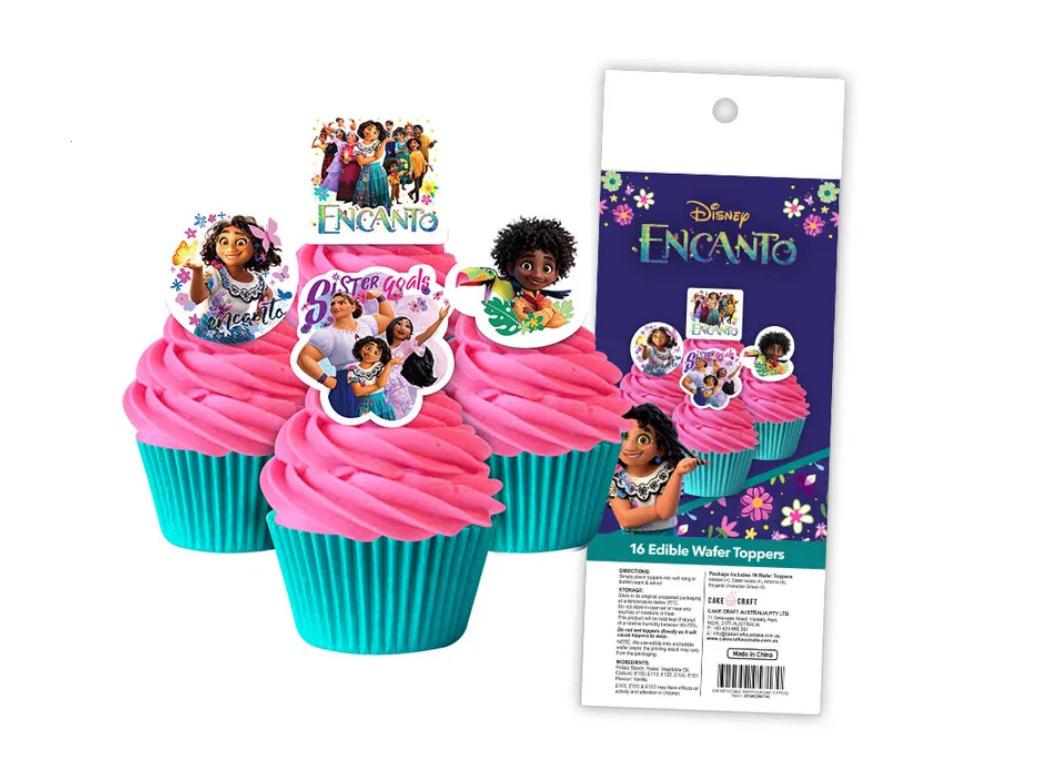 Edible Wafer Cupcake Toppers - Encanto