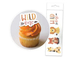 Edible Wafer Cupcake Toppers - Wild One