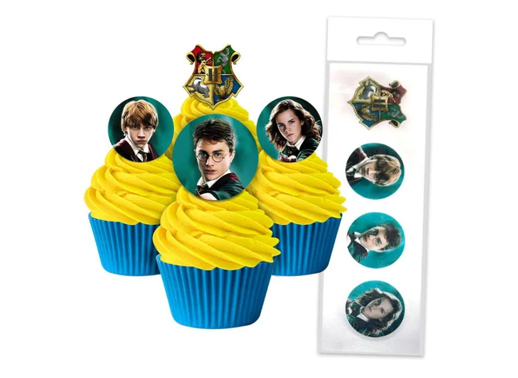 Edible Wafer Cupcake Toppers - Harry Potter