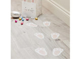 Eggciting Easter Bunny Footprint Floor Stickers