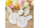 Eggciting Easter Bunny Plates 8pk