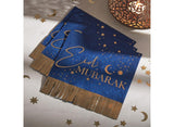 Eid Mubarak Fringe Napkins 16pk