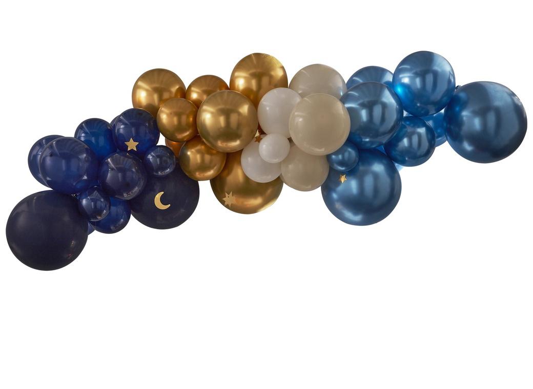 Eid Balloon Arch Kit with Hanging Moons & Stars