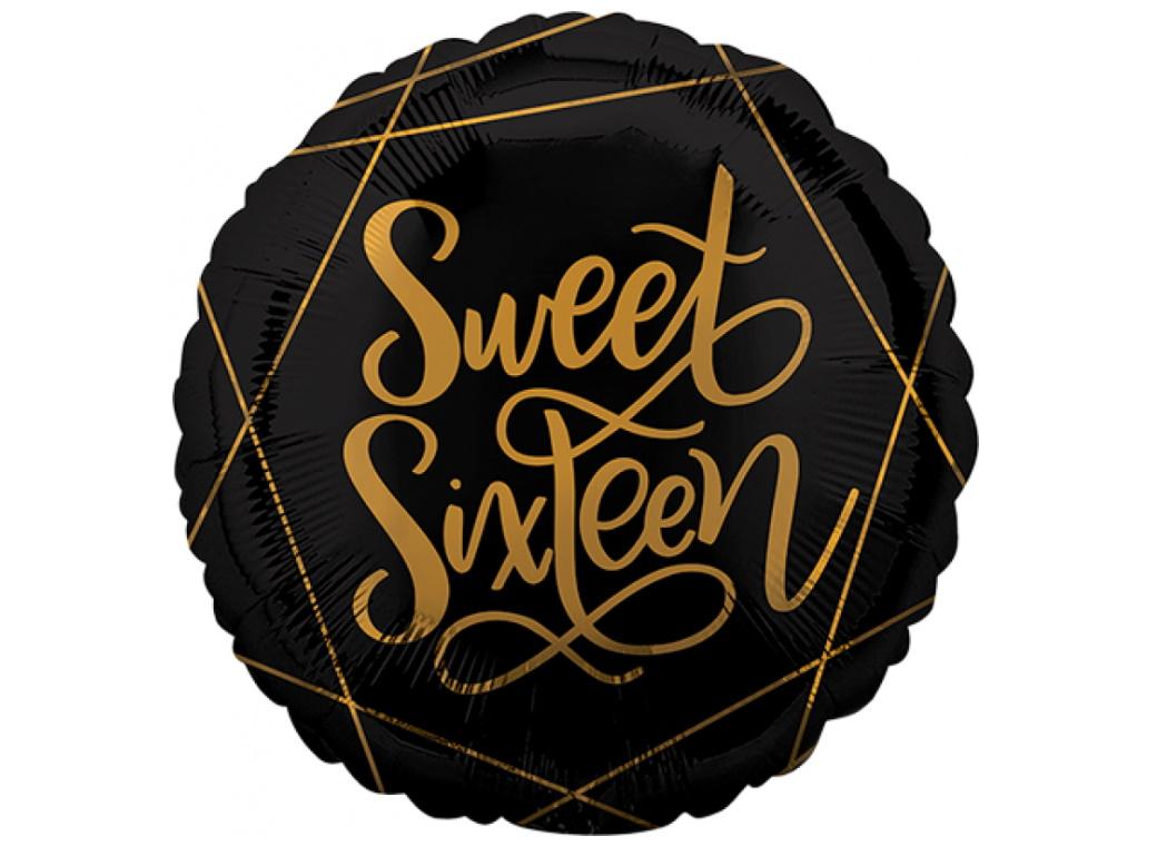 Elegant Sweet Sixteen Foil Balloon